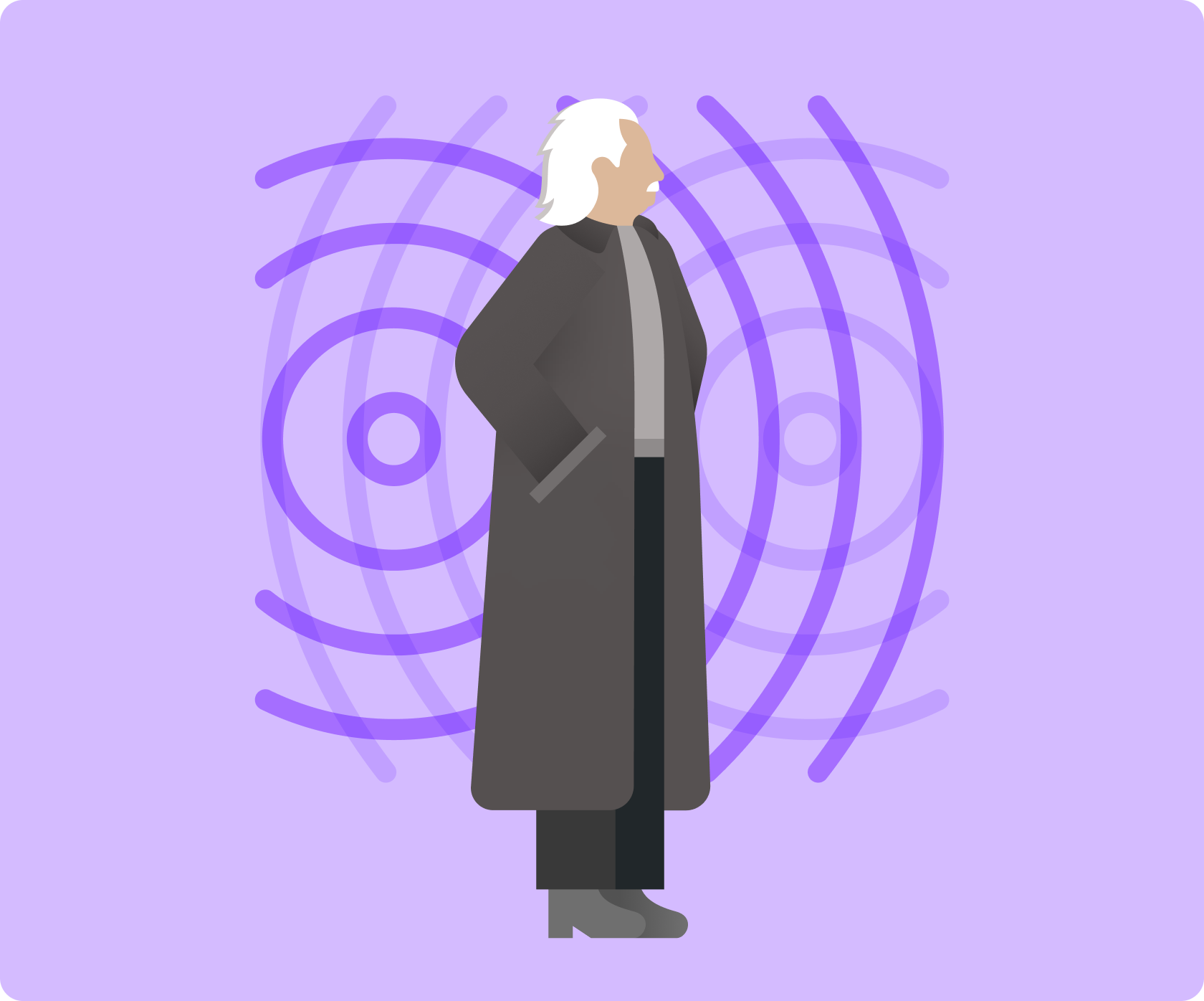 Illustration of Albert Einstein
